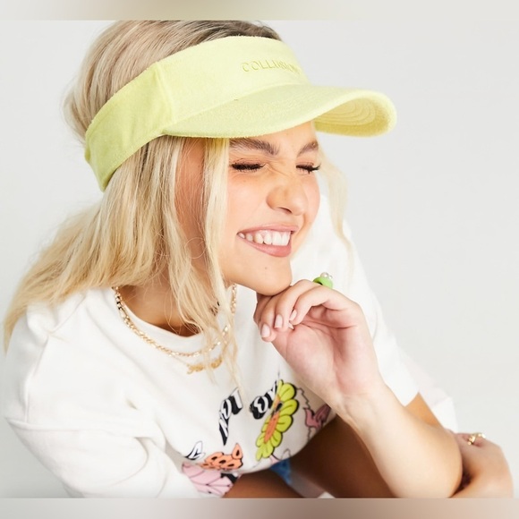 Anthropologie Accessories - COLLUSION visor in yellow